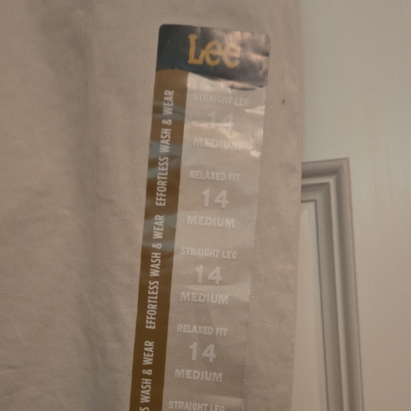 Lee Women's Straight Leg Pants in Light Tan - Picture 2 of 8